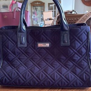 REDUCED Vera Bradley Navy Blue Quilted Women's Bag